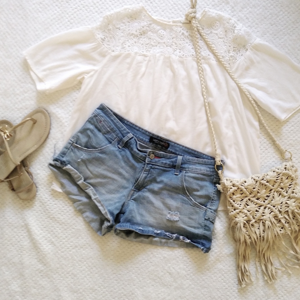Levi's Strauss & Company denim jean shorts